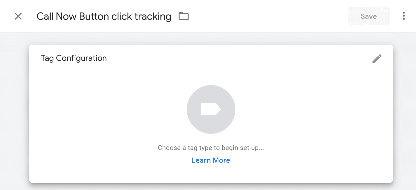 Google Tag Manager - New Tags